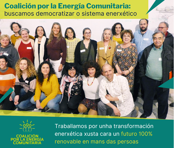 OEGA únese á ‘Coalición por la Energía Comunitaria’ para impulsar a transición enerxética xusta e inclusiva